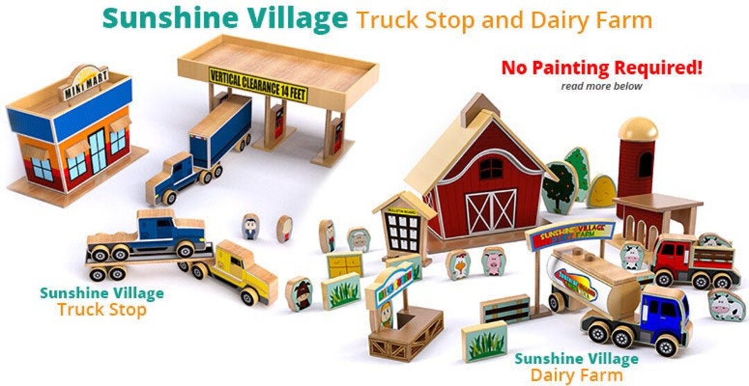 Sunshine Village Truck Stop & Dairy Farm 2 PDF Downloads Etsy