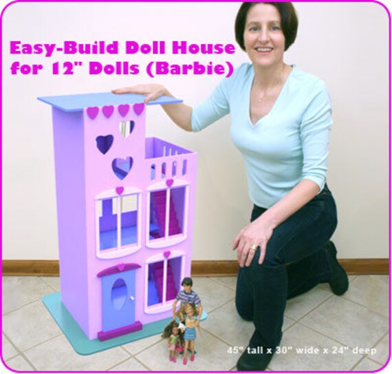 easy barbie house