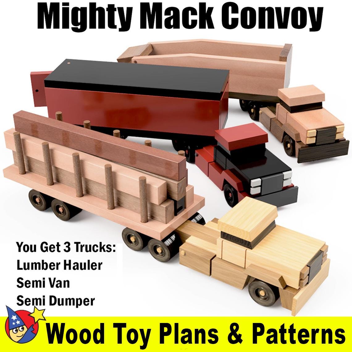 Wooden Mack Truck - Etsy
