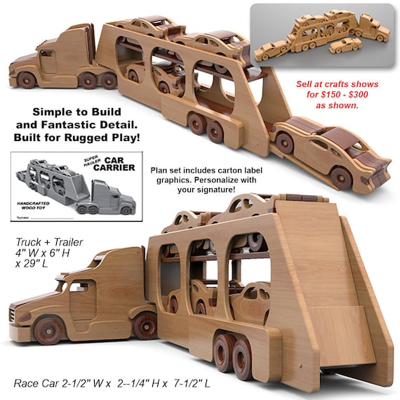 Scroll Saw Magic Macho Motorcycle Wood Toy Plans (PDF Download