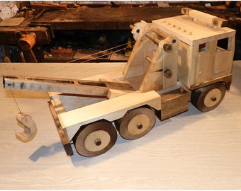 Planos y patrones de juguetes de madera para camiones de auxilio y