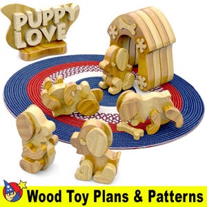 Puppy Love Scroll Saw Plan Set (PDF Download)