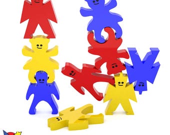 Balancing Circus Stackers & Box Wood Toy Plans and Patterns (PDF Download)