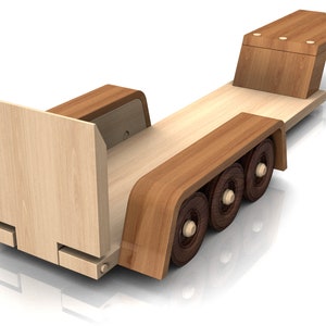 Peterbilt 389 Truck Trailer HiLoader Wood Toy Plans & Patterns 3 PDF Downloads image 10