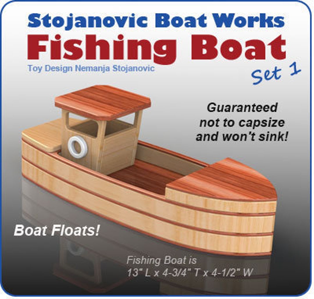 Wood Toy Plan Stojanovic Boat Works Fishing Boat PDF Download 