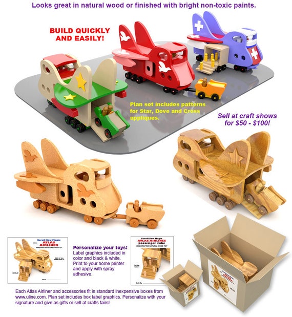 Scroll Saw Magic Atlas Airliners PDF Download Etsy UK
