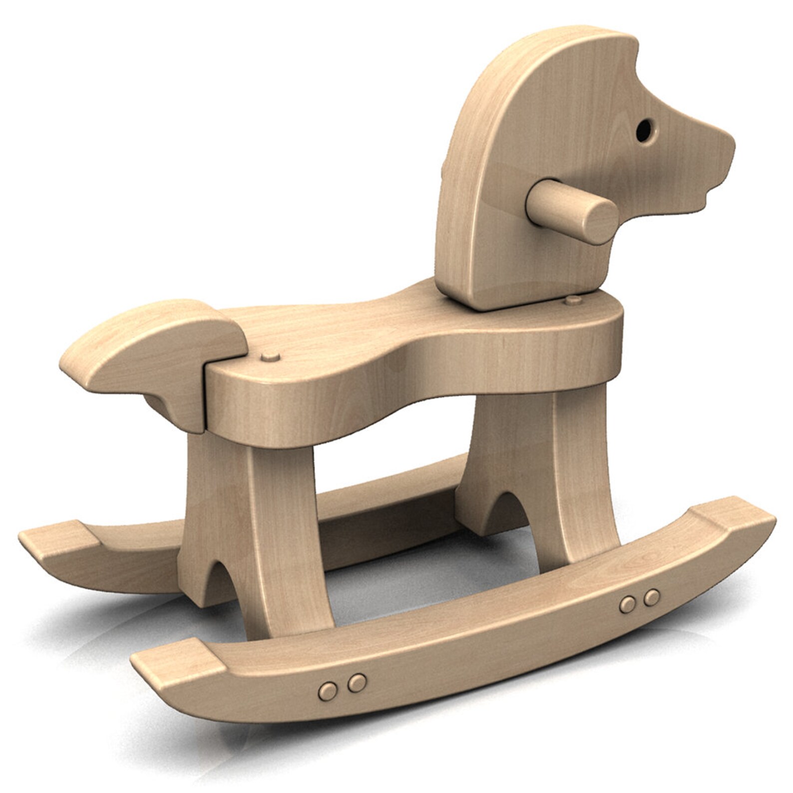 Pony Rocking Toy Baby Rocking Pony + Toddler's Rocking Pony Wood Toy Plans & Patterns (2 ...