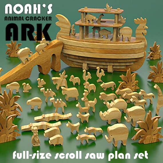 Noah's Animal Cracker Ark Wood Toy Plans & Patterns PDF - Etsy Noah's Animal Cracker Ark Wood Toy Plans & Patterns PDF - Etsy