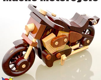 Scroll Saw Magic Macho Motorcycle (PDF Download)