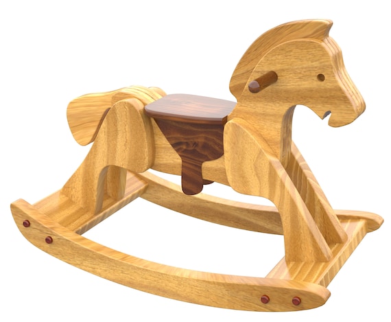 Antique 1890 Rocking Horse for Toddlers Wood Toy Plans