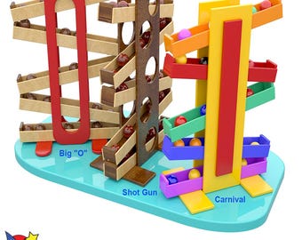 Quick n' Easy Wood Marble Drop Toy (PDF Download)