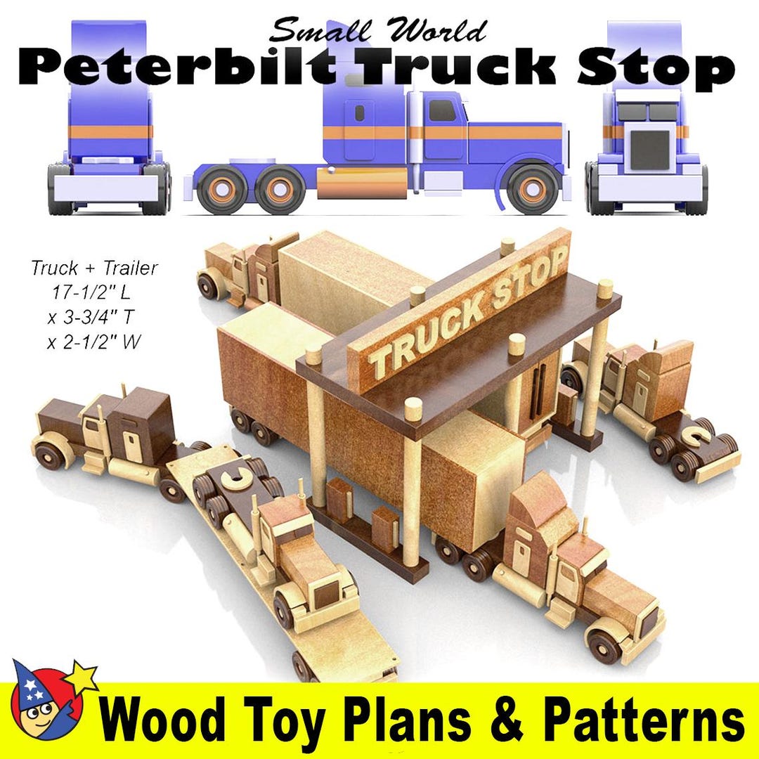 Set 3 - Small World Peterbilt Truck Stop (PDF Download) - Etsy