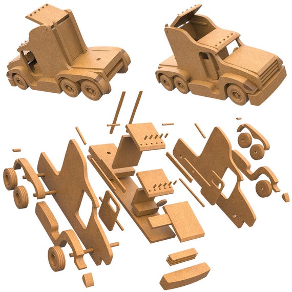 Super Hauler Car Carrier Wood Toy Plans & Patterns (Instant Download) - Etsy