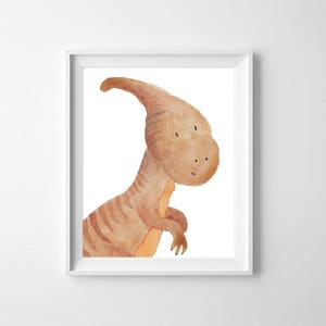 Dinosaur nursery prints, colorful wall art, Dinosaur print, Toddler room decor, baby nursery decor, dinosaur decor, watercolor prints DINO image 2