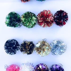 Pom Pom Keychains - Cheer Team Gifts - Cheer Keychains - Pom Pom Cheer Bookbag Keychains - Pom Pom Bow Keychains - Cheerleading Gifts