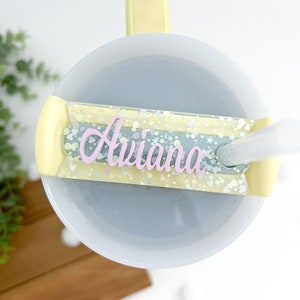 Pastel Stanley Topper | Stanley Topper | Tumbler Topper | Personalized Stanley Topper | Stanley Name Plate | 40 oz Stanley Topper