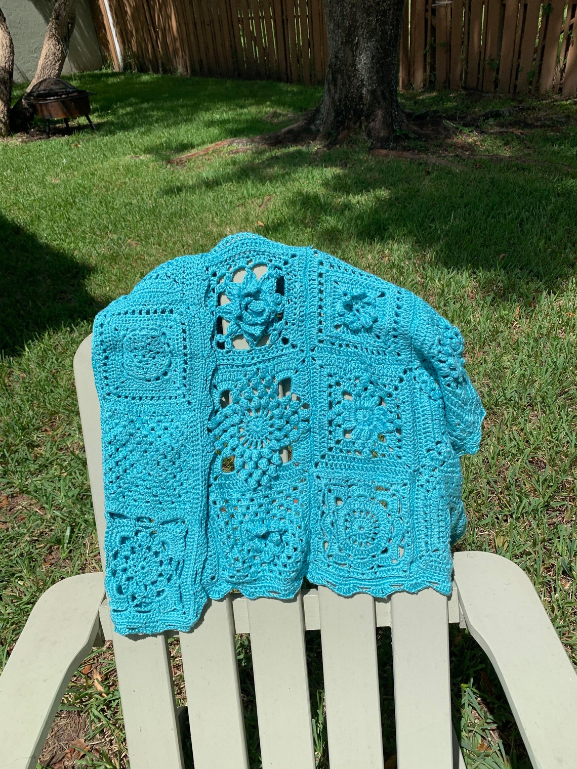 Bamboo Yarn Baby Blanket Etsy