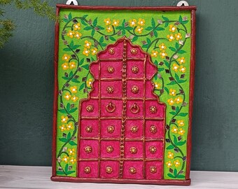 Jharokha | Jharoka|Rajasthani decor|Jharokha mirror |Indian wall decor| Housewarming gift |Jharokha painting Indian art |Jharokha wall decor