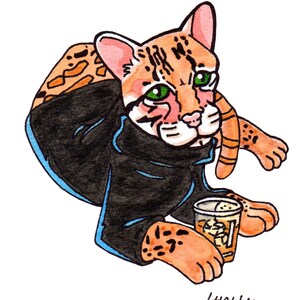 Mashup - Ink and Watercolor Markers - Fan Art - Original Art