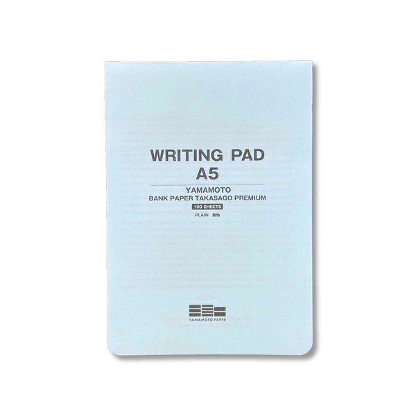 Writing pad /A5 Yamamoto bank paper takasago premium 87.9gsm