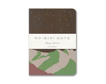 RO-BIKI NOTE Shape Series Mountain Night Yamamoto-papier