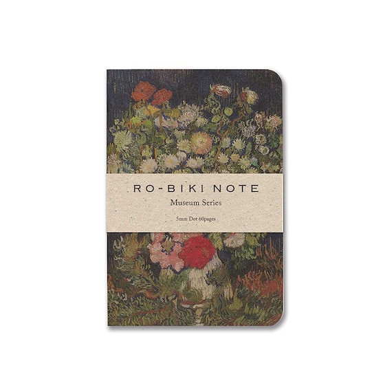 Ro-Biki Museum Notebook | Dot Grid | Branch Flowers Ro-Biki Museum Notebook | Dot Grid | Branch Flowers
