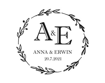 Hochzeitslogo Etsy
