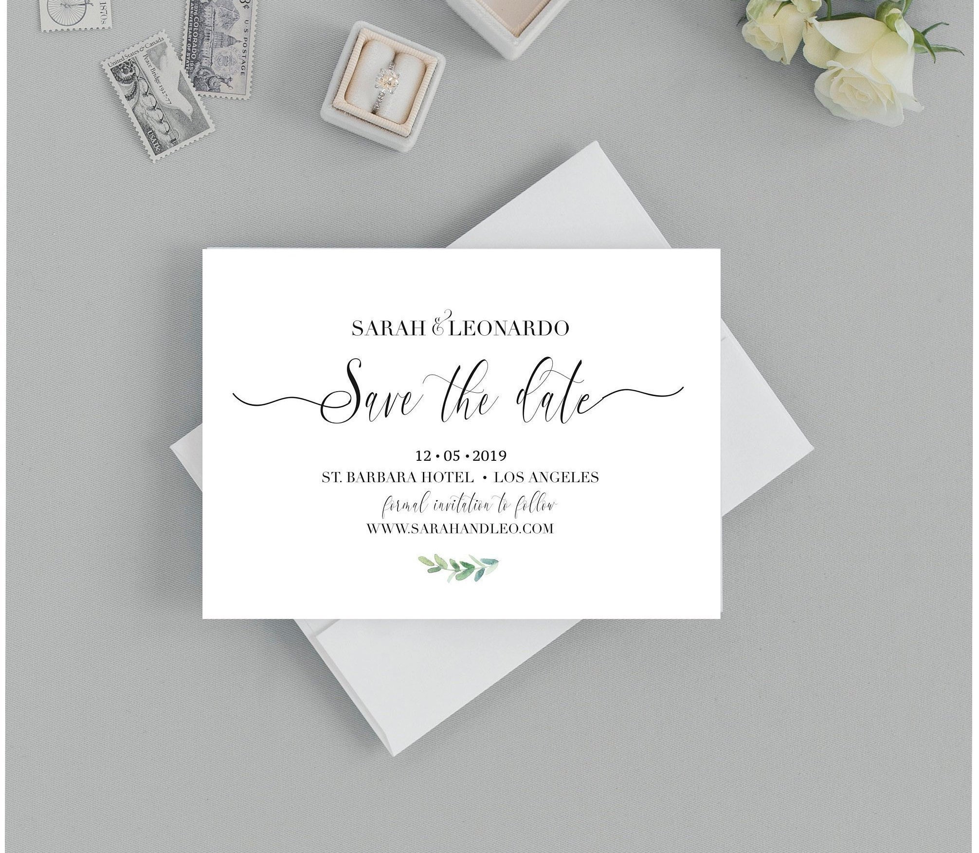 Invitation for Save the Date Wedding RSVP Idea Save the Date | Etsy UK