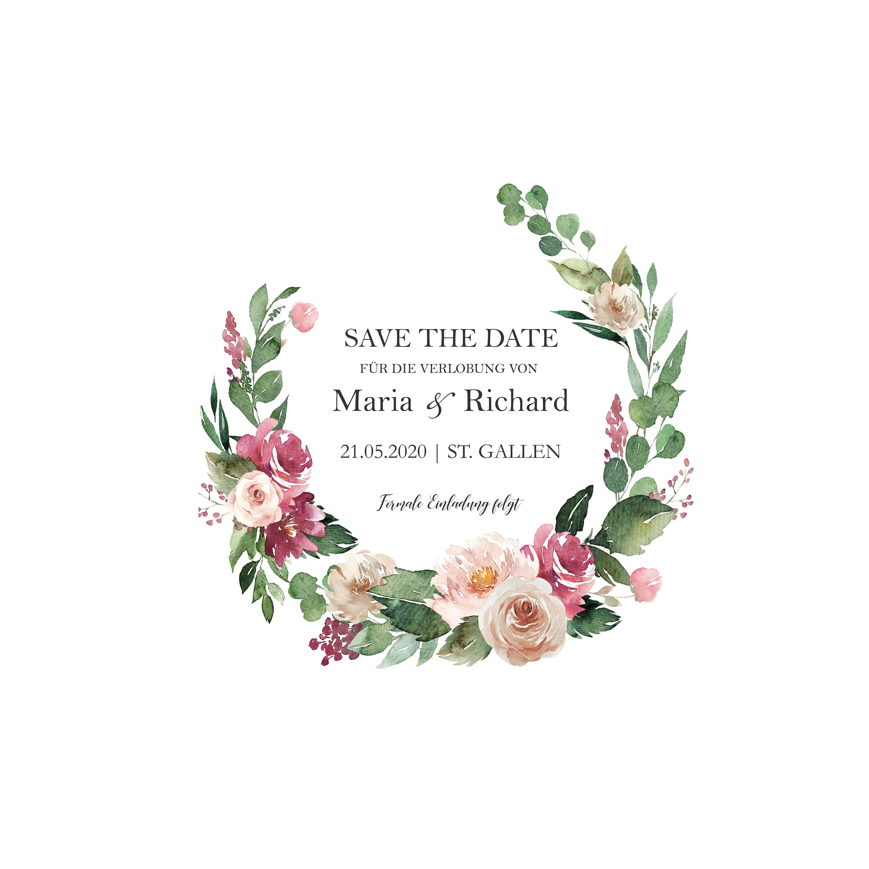 Save the Date E version Electronic Invitation for Save the | Etsy