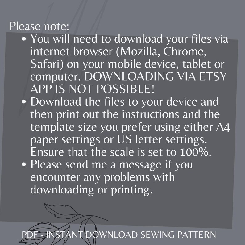BARTLEBY SLING Sewing Pattern Instant Download Sewing Pattern in