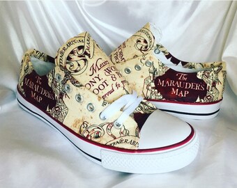 Harry Potter Inspired Marauders Map Shoes