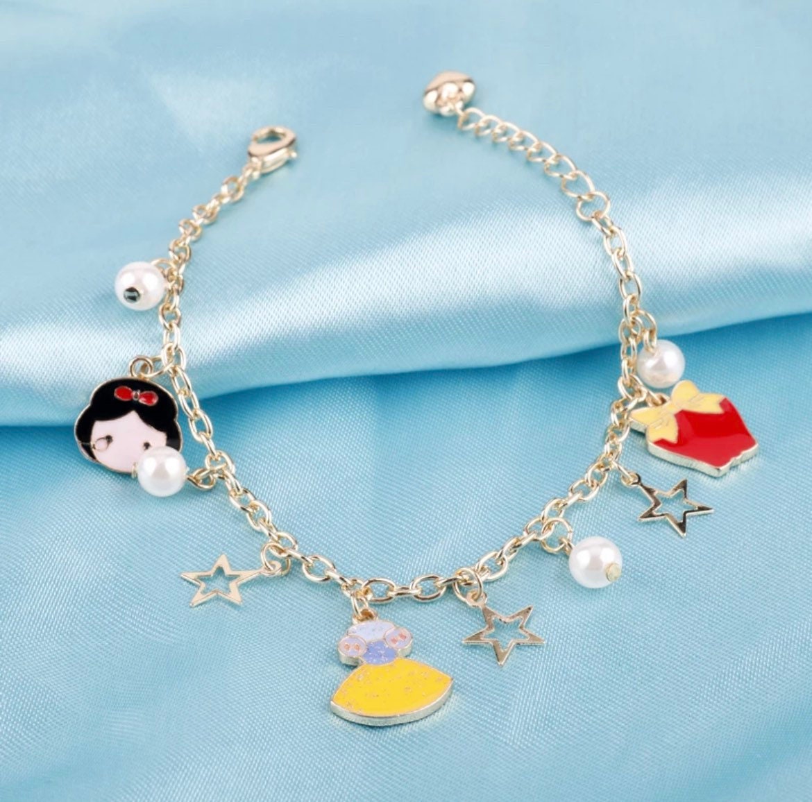 Disney Charm Bracelet Etsy