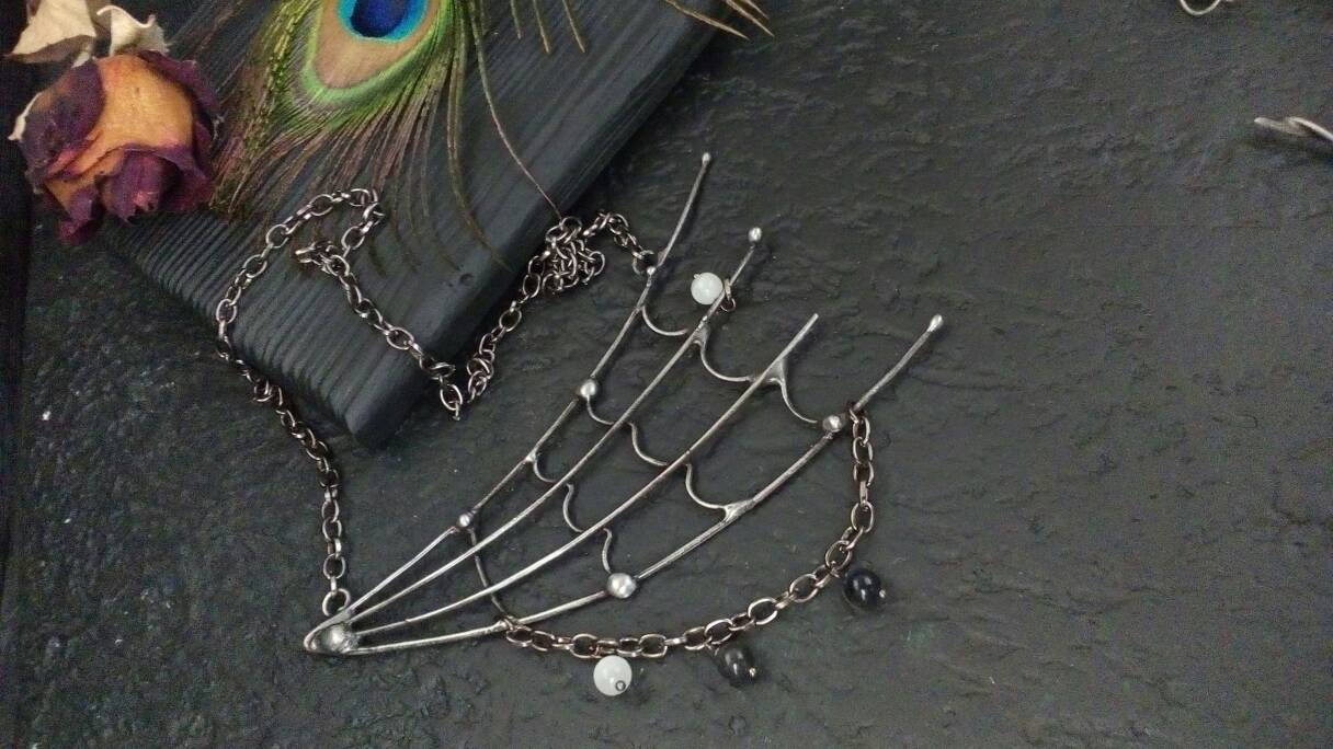 Dark Silver Web Jewels Dark Silver Web Jewels