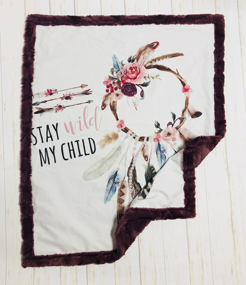 dream catcher baby blanket