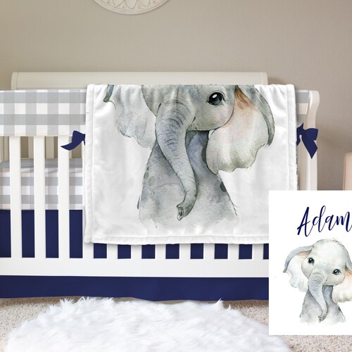 Safari Crib Bedding Set Personalized Crib Bedding Safari Etsy