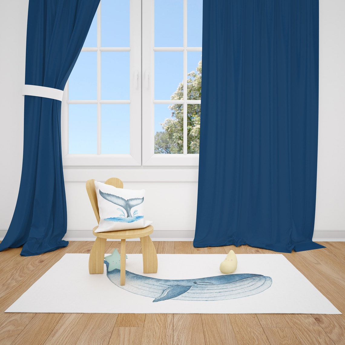 Nautical Whale Crib Bedding Set Personalized Whale Crib Etsy