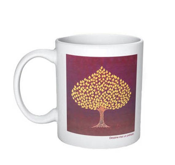 Tasse Arbre de Vie Grenat