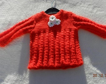 Knitted Baby pullover gr: 62/68