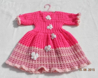 Baby Dress Pink/Pink gr. 74/80