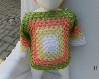 Crochet pullover GR: 58/62