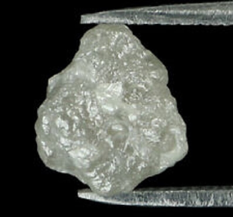 1.80 Ct Genuine EARTH MINED Natural Rough Loose Diamond Silver Etsy