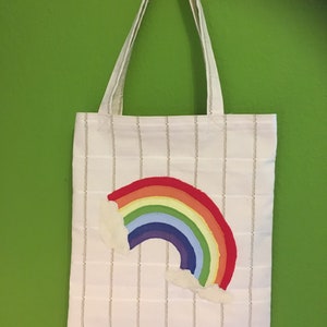 Robust bag/shopping bag/bag/shopper application rainbow customizable H40 W34