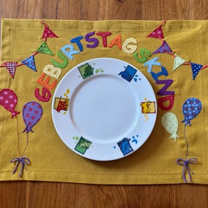 Tischdecke geburtstag tedi