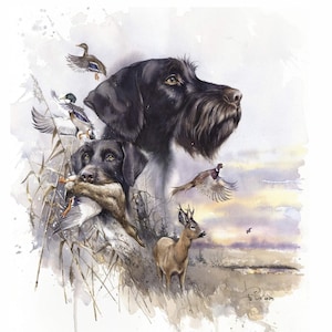 Hunting Passion Author&#39;s Signed Giclee Print