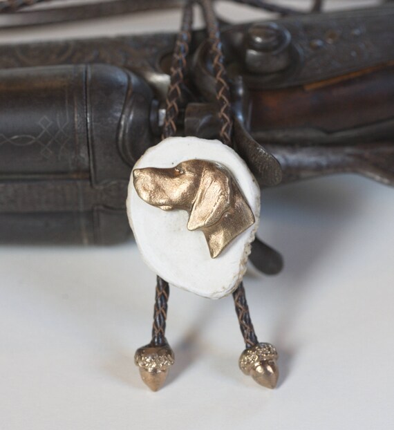Hunter Bolo Tie German Shorthaired Pointer Gsp Etsy