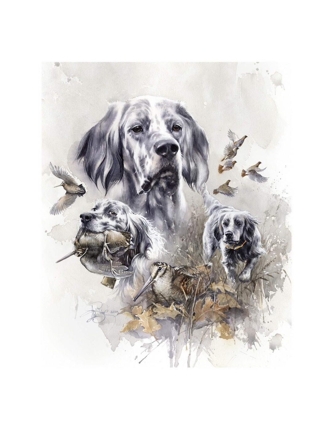 English Woodcock Hunting