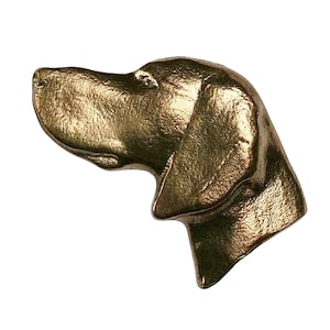 Bronze German Shorthaired Pointer Pin: Hunting Dog Breed Gift