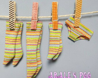 2x 16 Calcetines Largos Bonitos Para Ropa De Muñeca Blythe 2x 16 Calcetines Largos Bonitos Para Ropa De Muñeca Blythe
