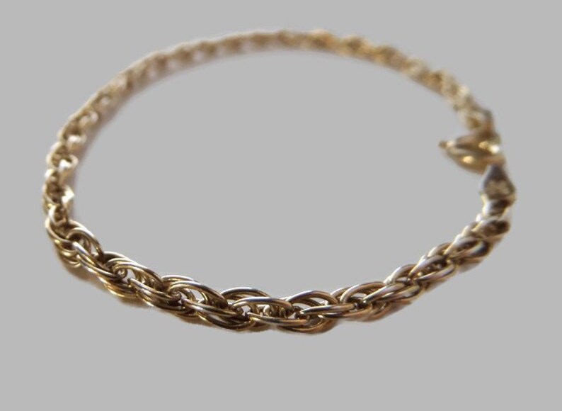 Vermeil Collection Sterling Silver Bracelet 7 Inches