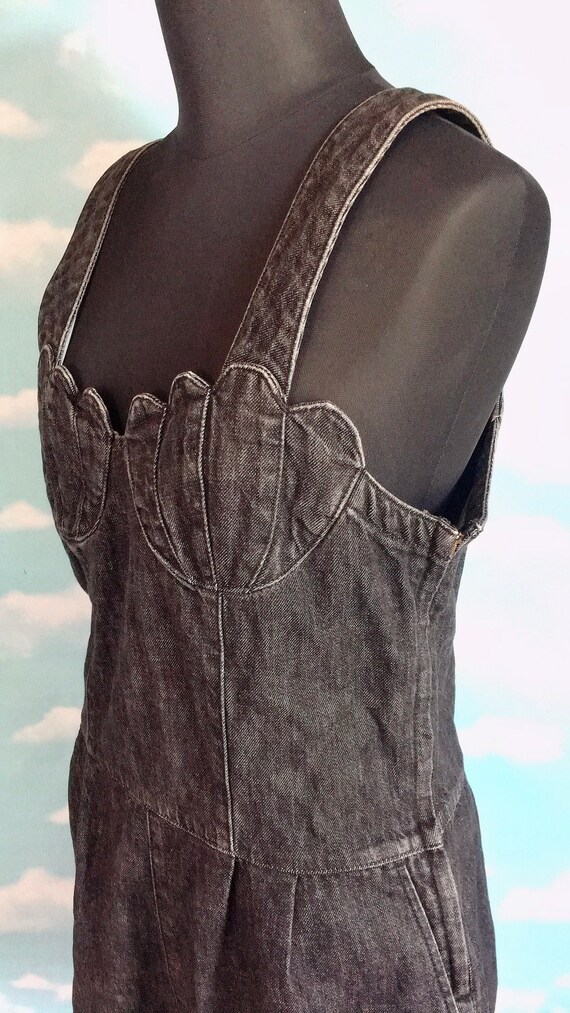 Candy Stripper Corset Overalls